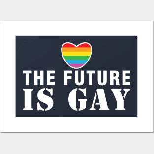 The Future is Gay - Lesbian Gift - Gay Pride LGBT Posters and Art